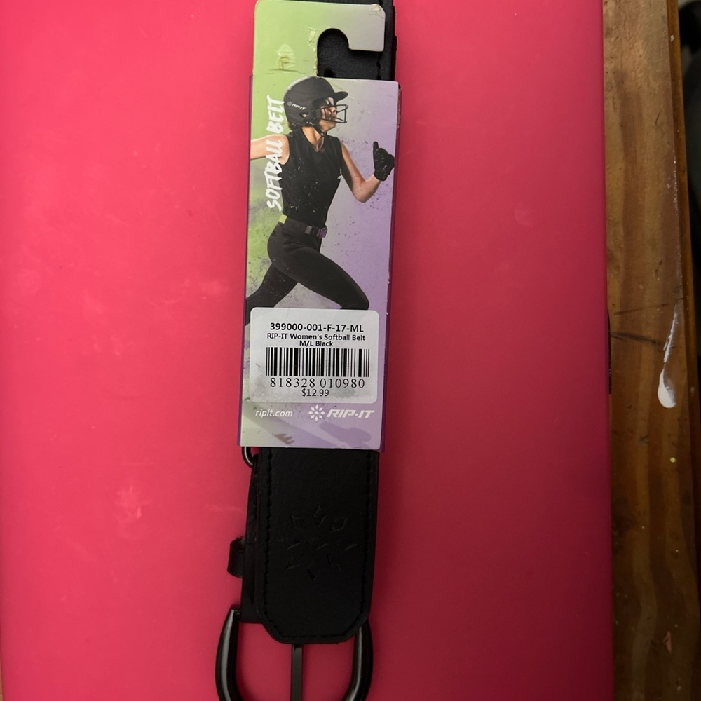 RIP-IT Black Softball Belt for Women
